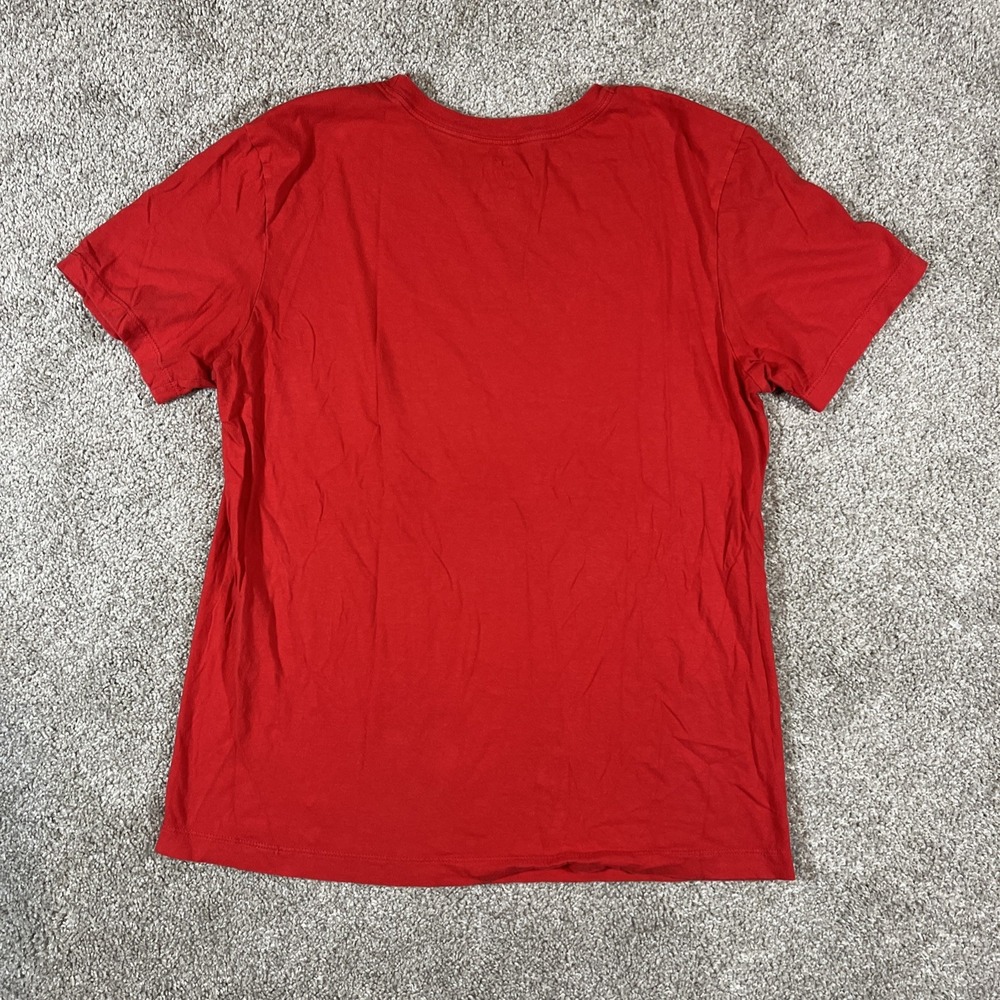 Nike T-Shirt Men Medium Red Graphic Print Logo ..#23373 - Picture 2 of 3